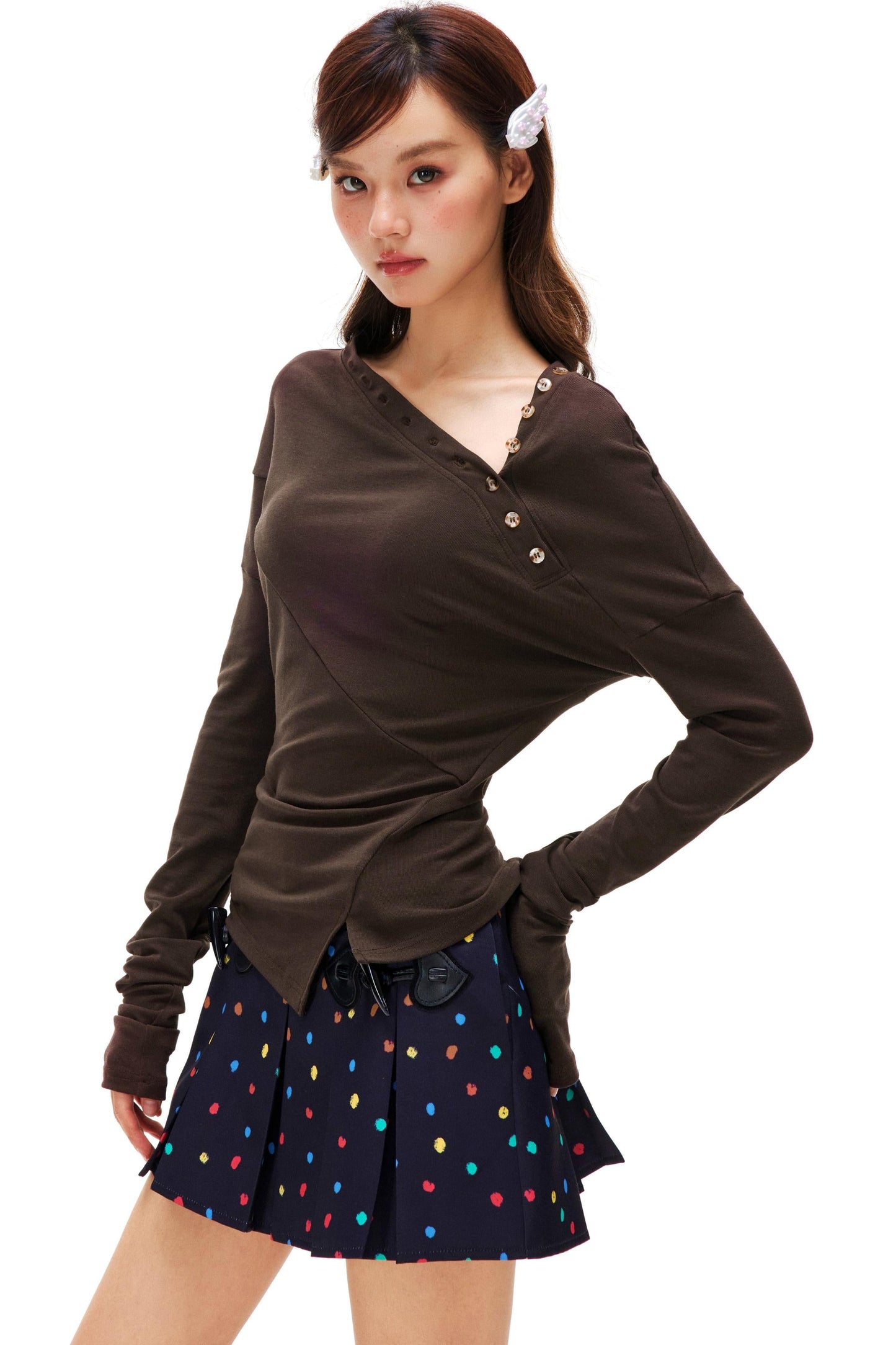 Slit Slim Top