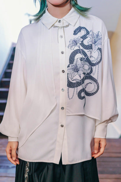 Dark Realm Chiffon Blouse