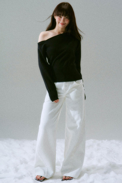 Asymmetrical One-shoulder Top