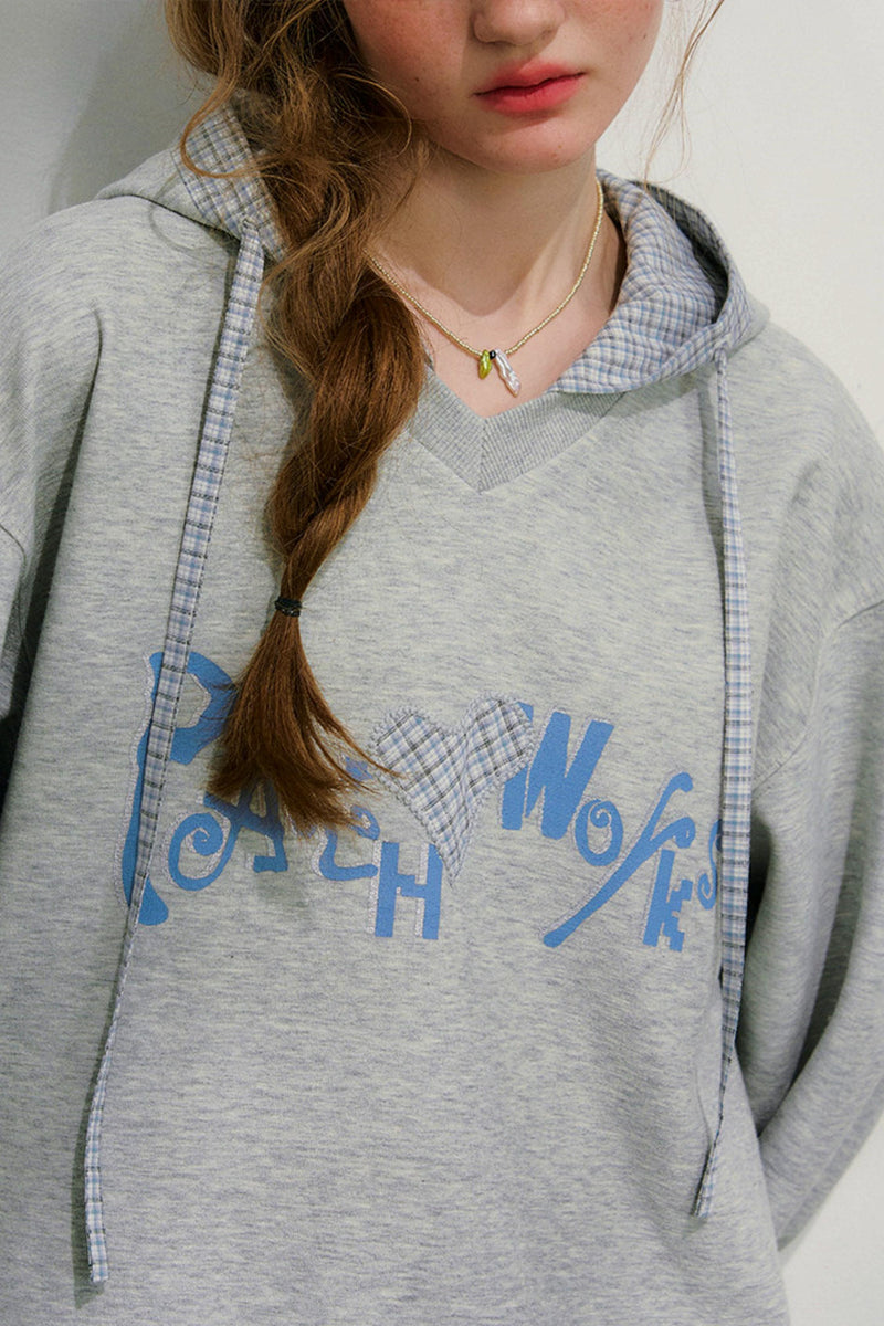 Loose Sweet Hooded Sweatshirt
