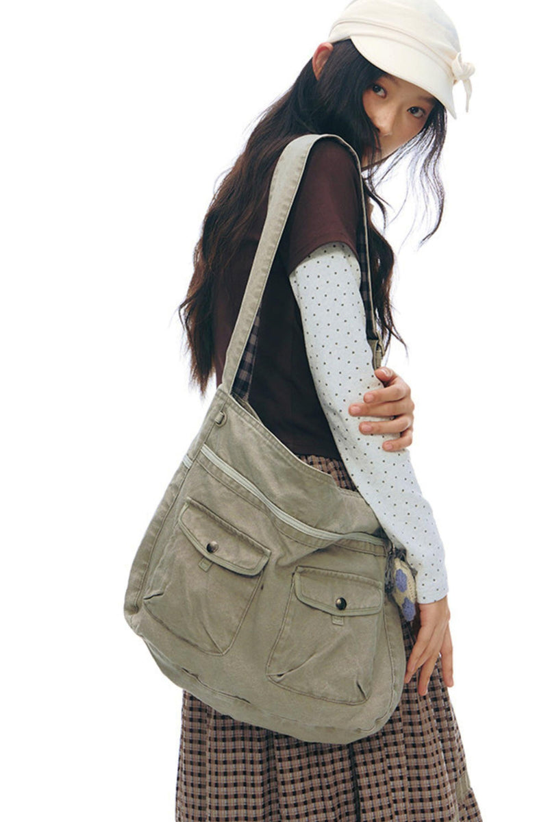 Patchwork Canvas Bag