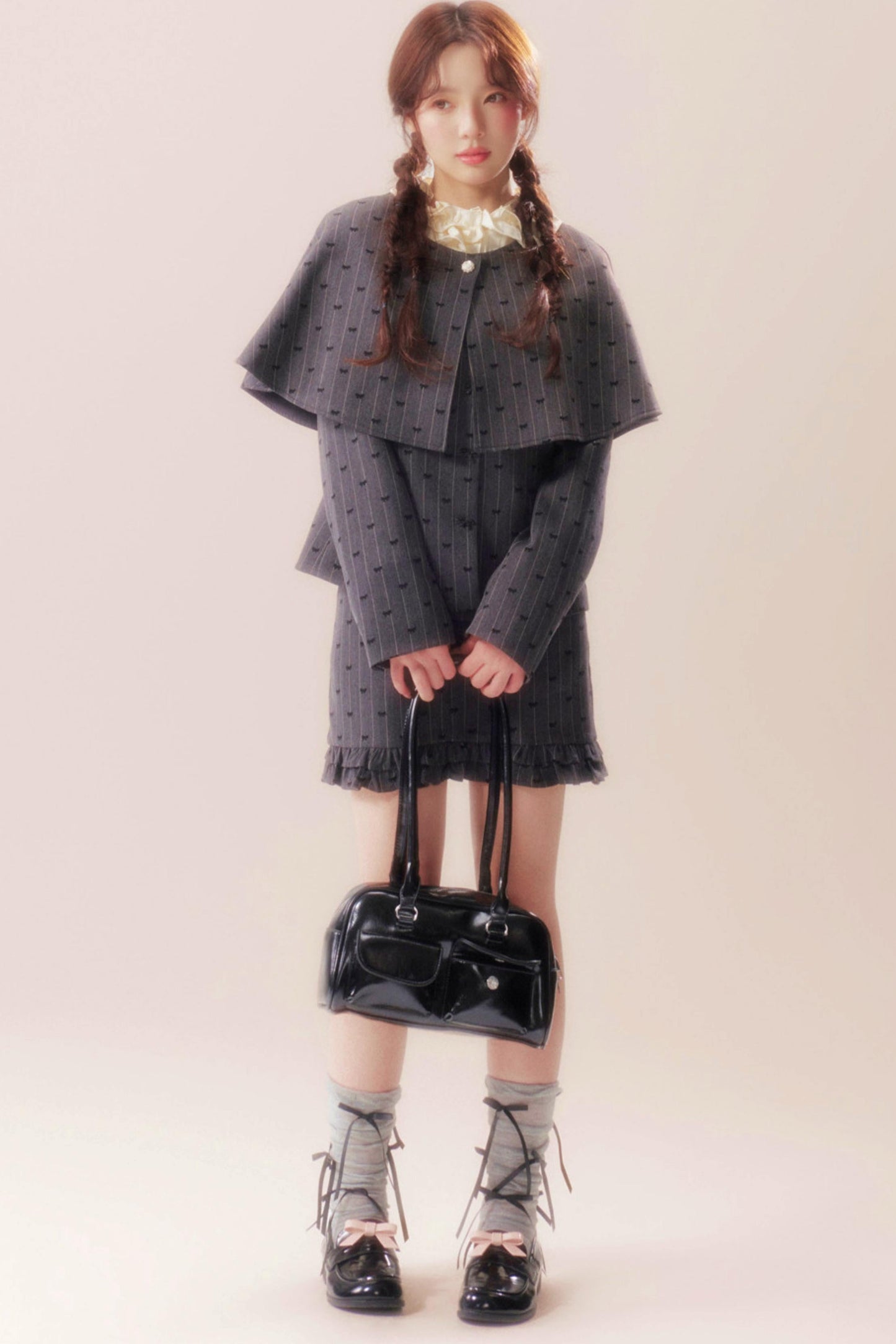 Sweet Retro Jacket + Shawl + Skirt + Knit Tops