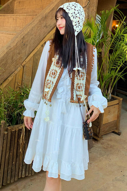 Lace Pure Sleeve Dress