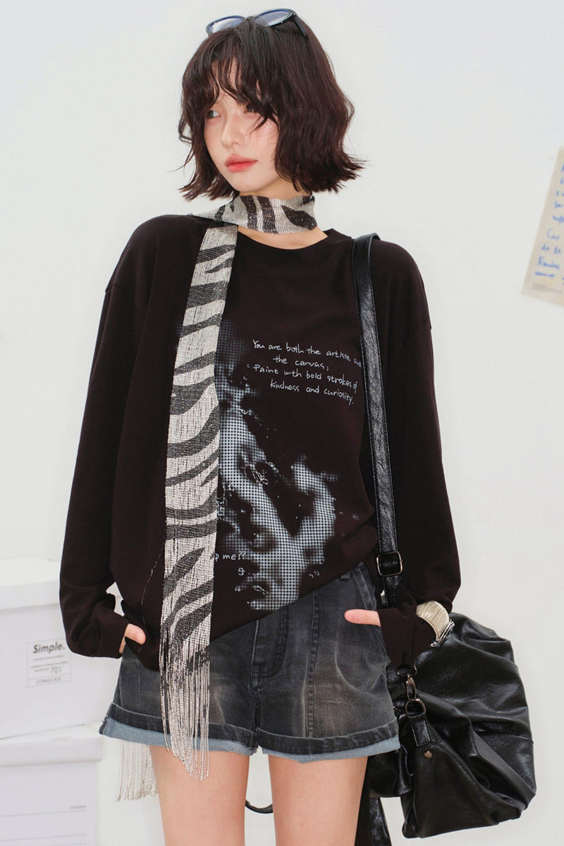 Mode Loose Raglan Top