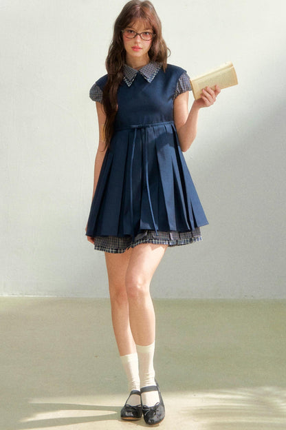 College Short Sleeve Dress