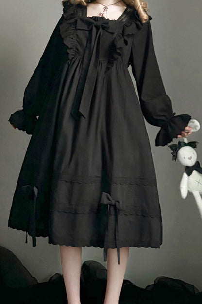 Lace Ribbon Gothic Princess Dress