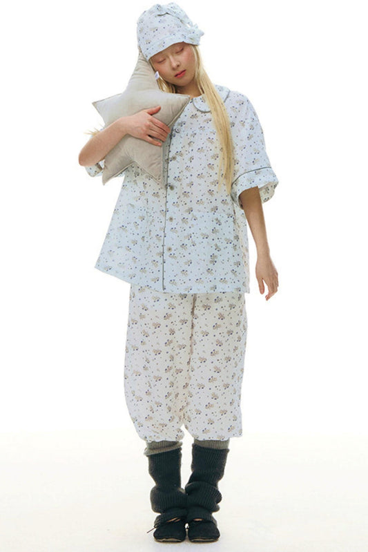 Custom Pony Printed Pajama Top + Pants