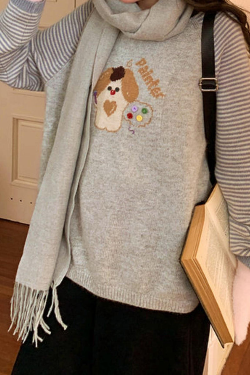 Sweet Puppy Loose Sweater