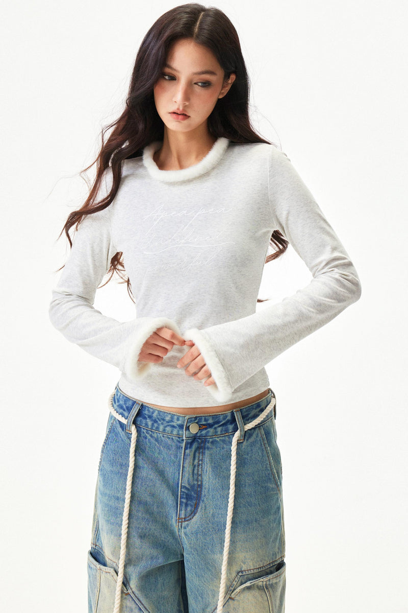 Pure White Slim Tops