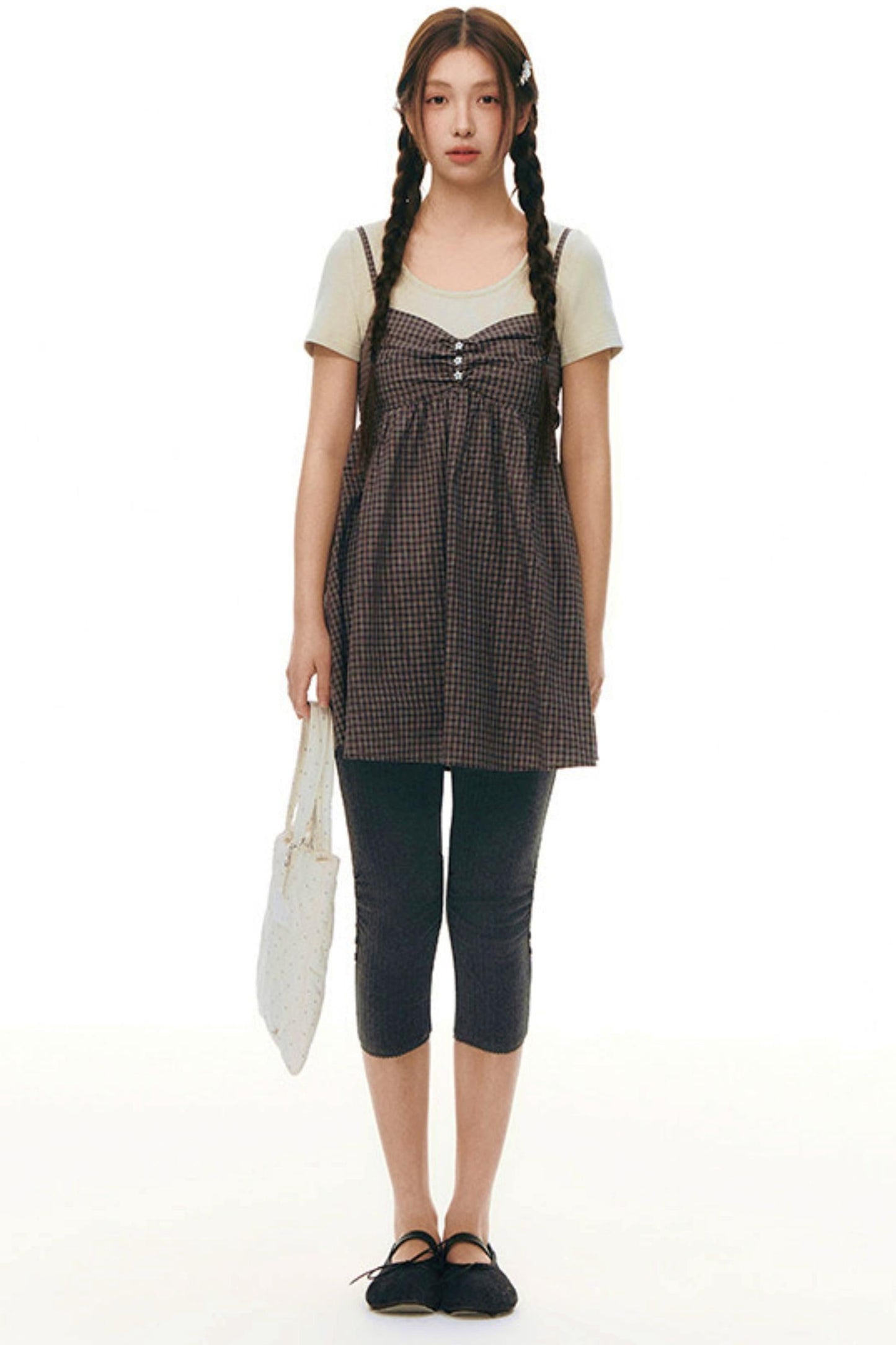 Fake Two-piece Cotton Top