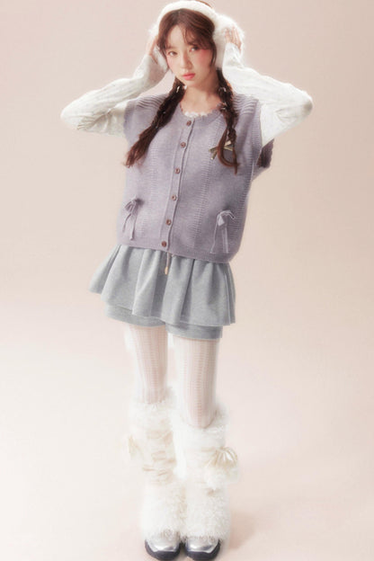 Moonlight Song Ribbon Knit Vest