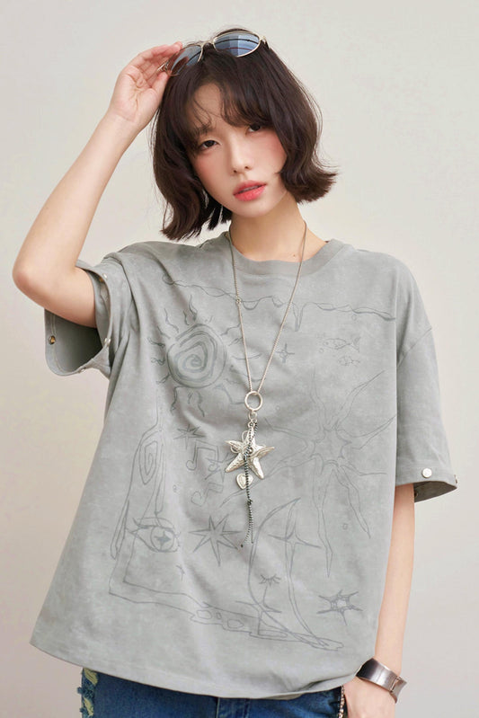 Mode Hand Painted Top