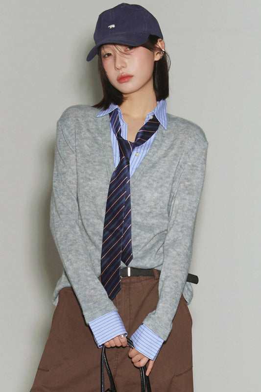 Preppy Knit Sweater Top