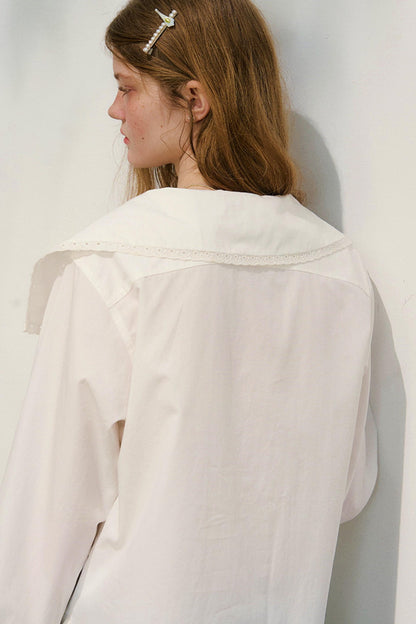 French Sailor Collar Blouse