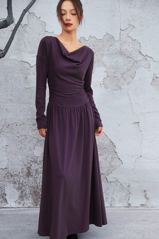 Retro Knitted Swing Dress