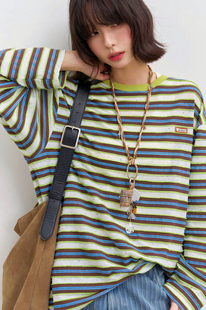 Striped Loose Mode Top
