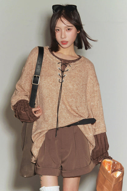 Gravity Patchwork Color Block Top