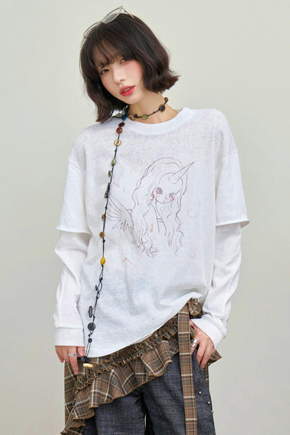 Dreamy Unicorn Long Sleeve Top