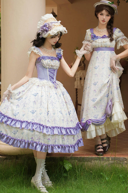Letter and Poem Two Piece Look Dress Set