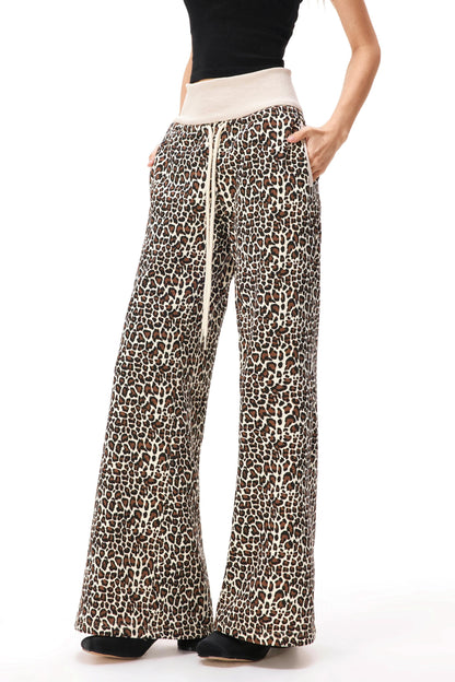 Retro Leopard Patchwork Jacket + Pants