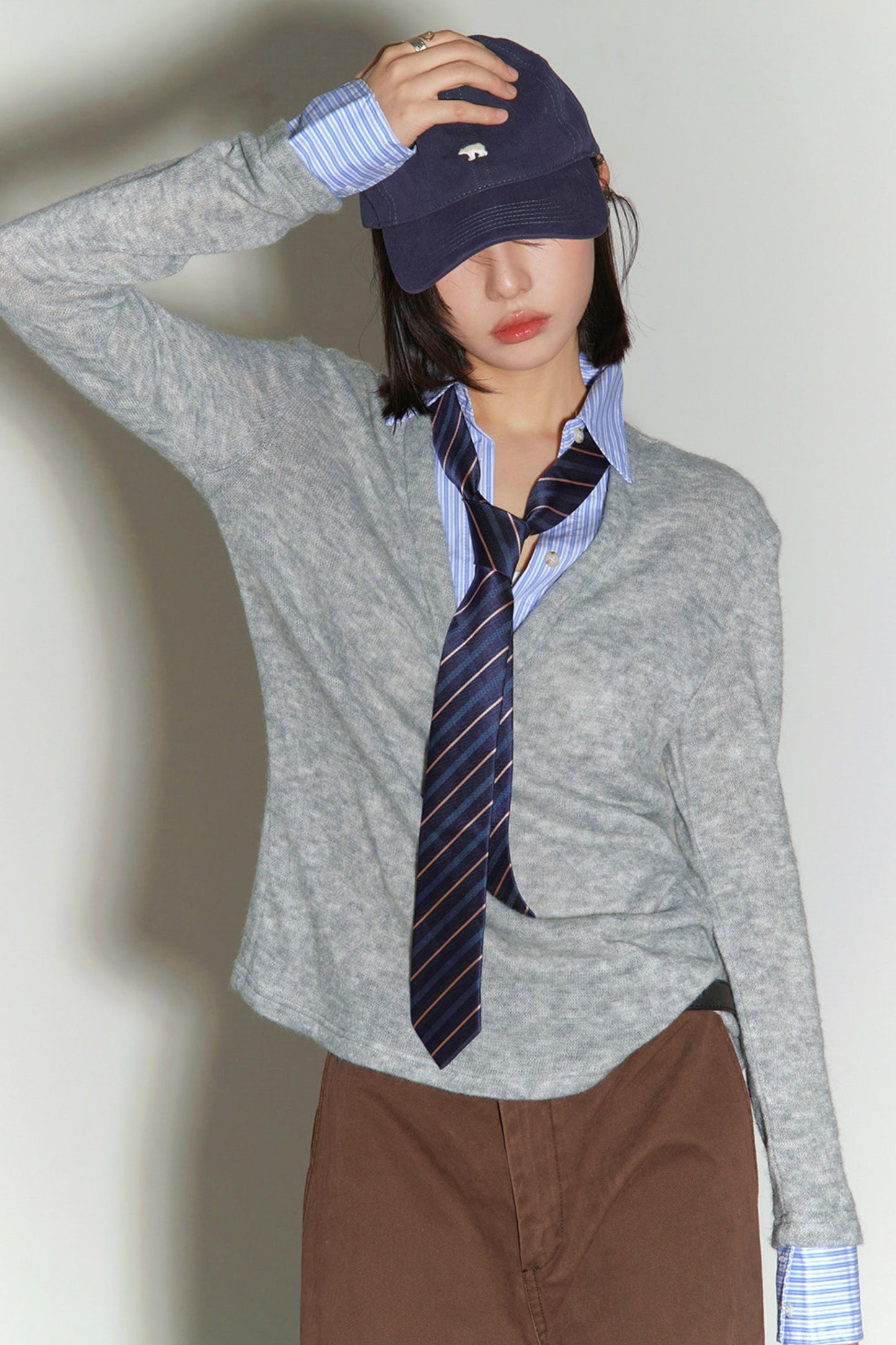Preppy Knit Sweater Top