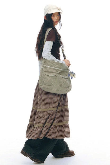 Patchwork Canvas Bag