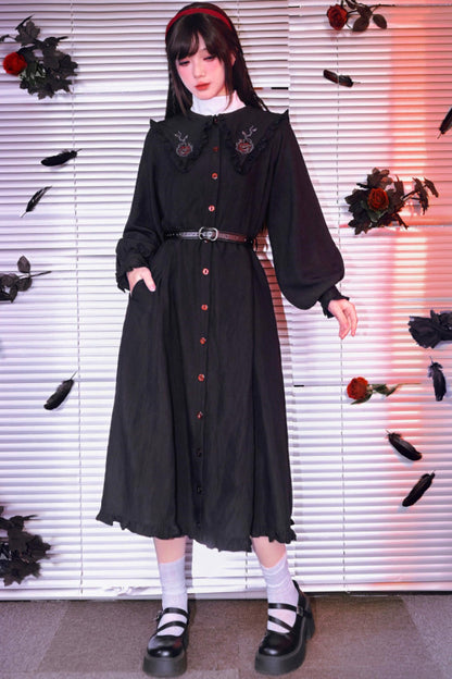 Eden Embroidered Lace Dress