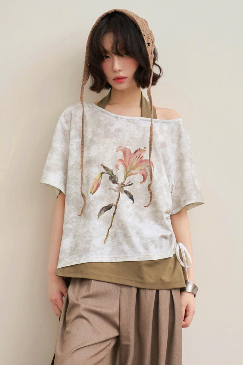 Retro Design Loose Top