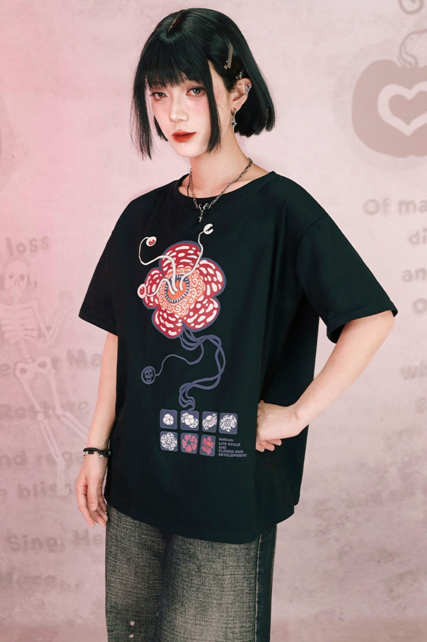 King Flower Cotton Top