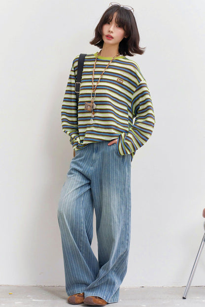 Striped Loose Mode Top