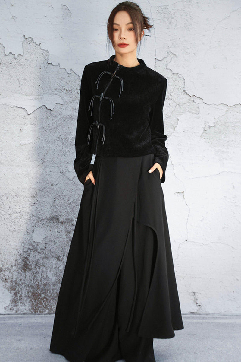 Dark Mode Chinese-style Top
