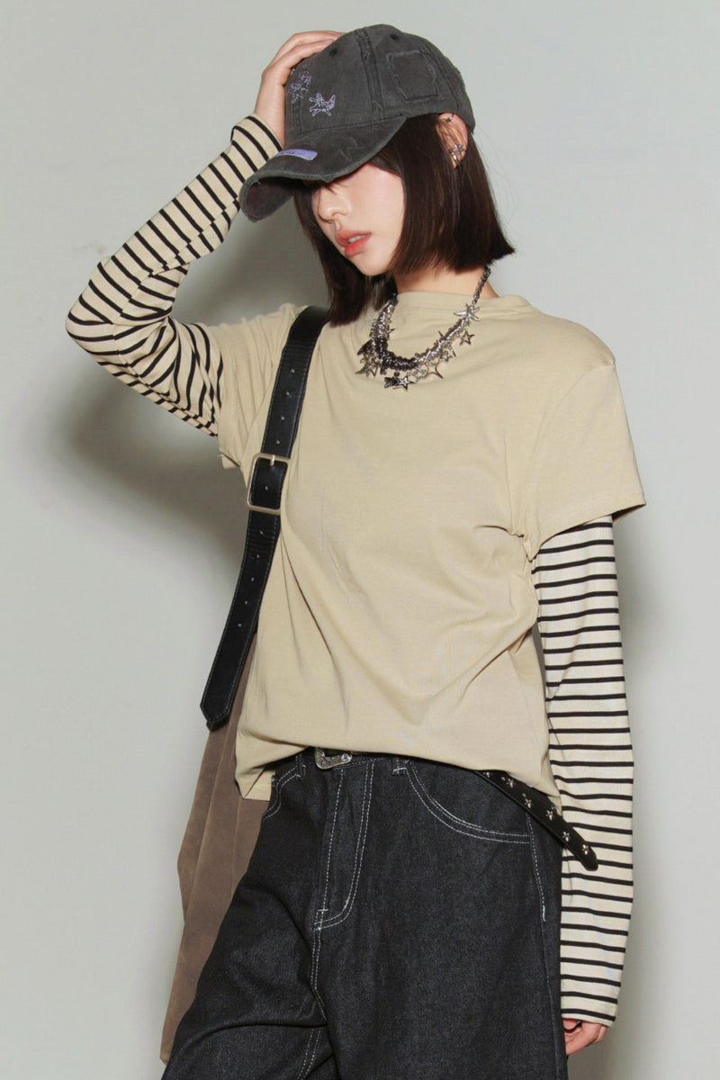 Gravity Patchwork Color Block Top