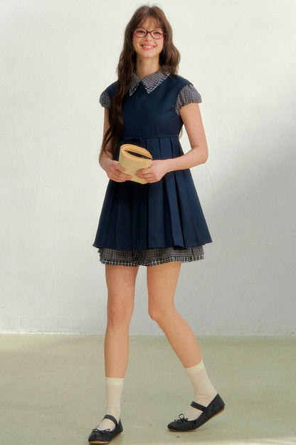 College Short Sleeve Dress