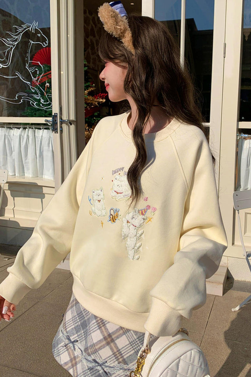 Sweet Dog Loose Sweatshirt