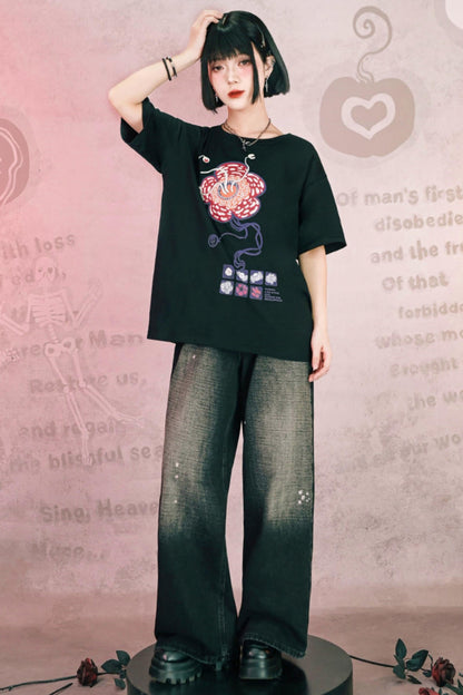 King Flower Cotton Top