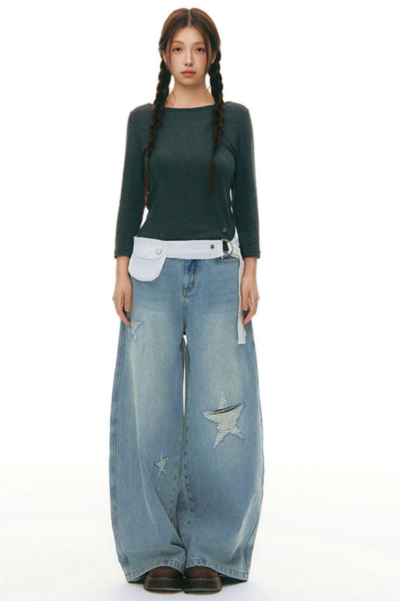 Cut-out Design Slim Top