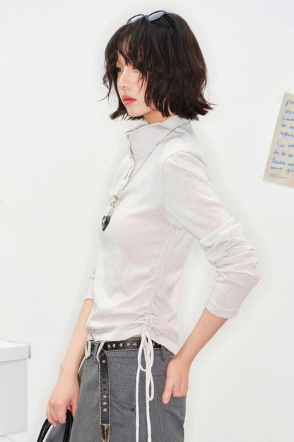 Ripple Drawstring Top