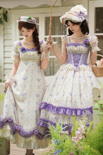 Letter and Poem Two Piece Look Dress Set