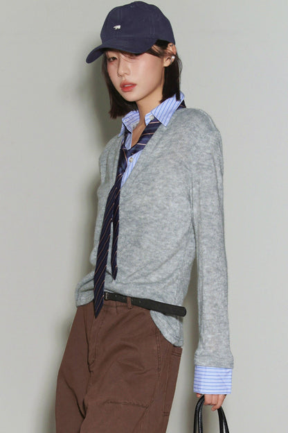 Preppy Knit Sweater Top