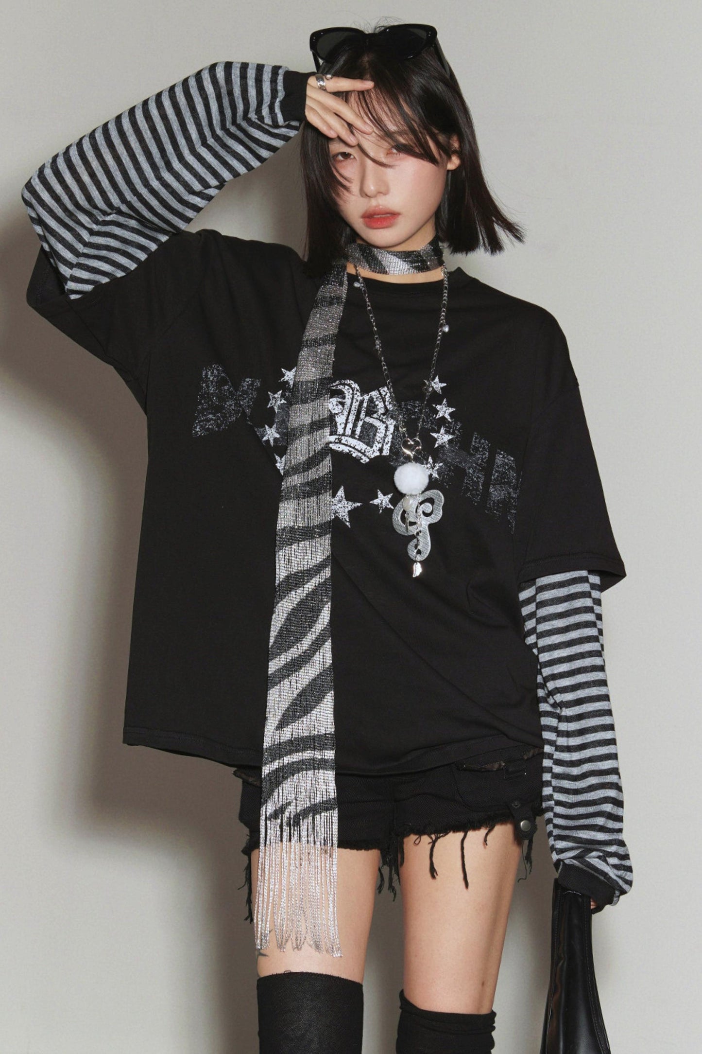 Gravity Patchwork Color Block Top