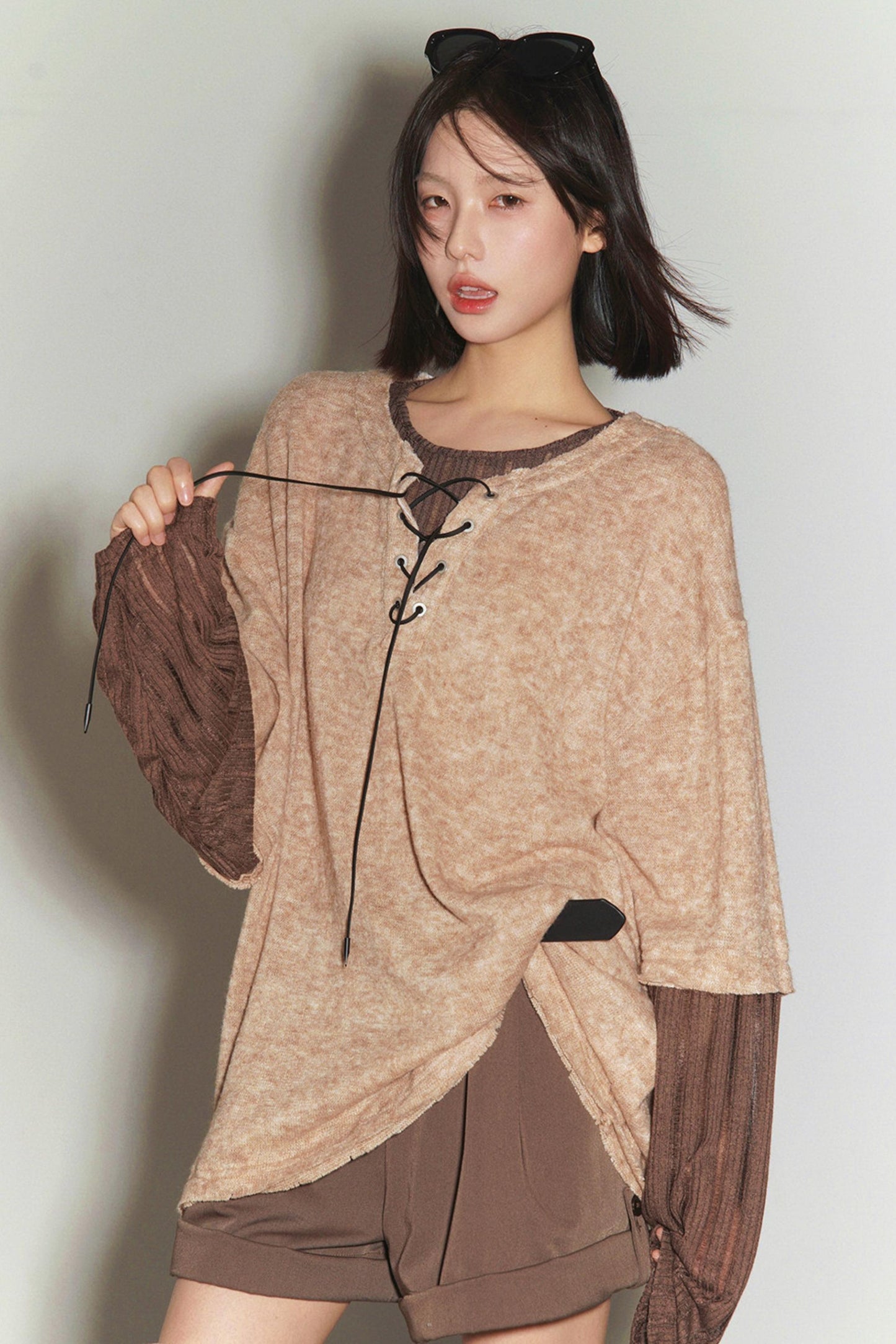 Gravity Patchwork Color Block Top