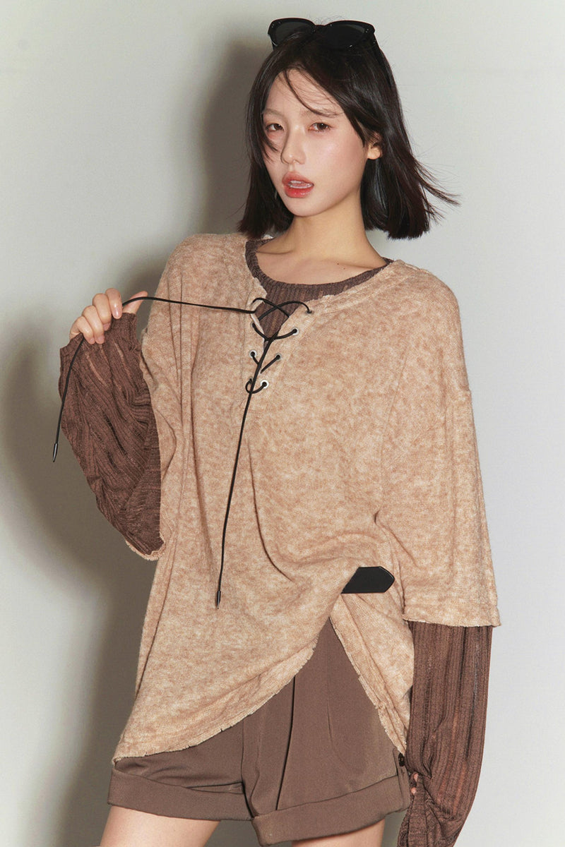 Gravity Patchwork Color Block Top