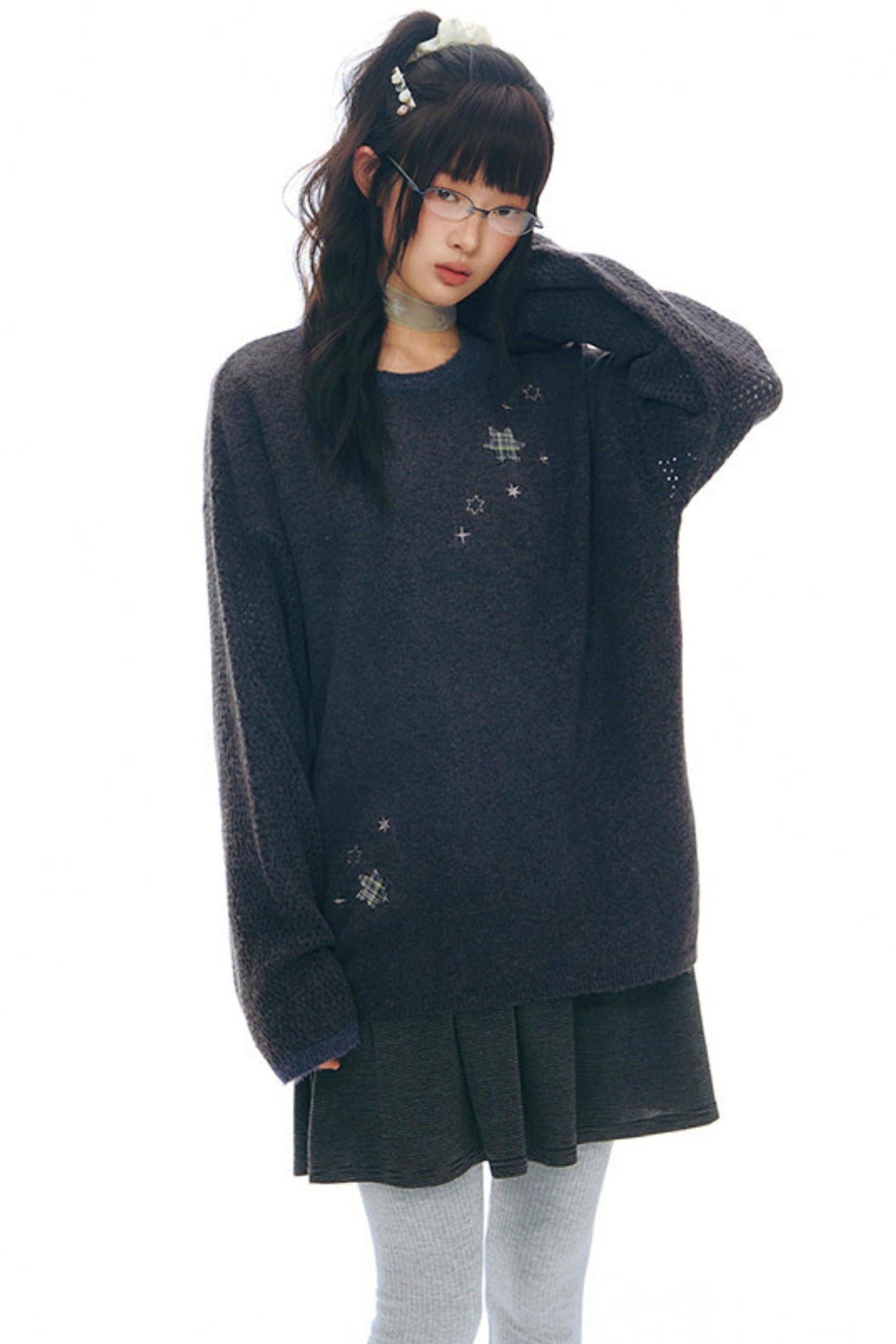 Six Point Star Knit Sweater