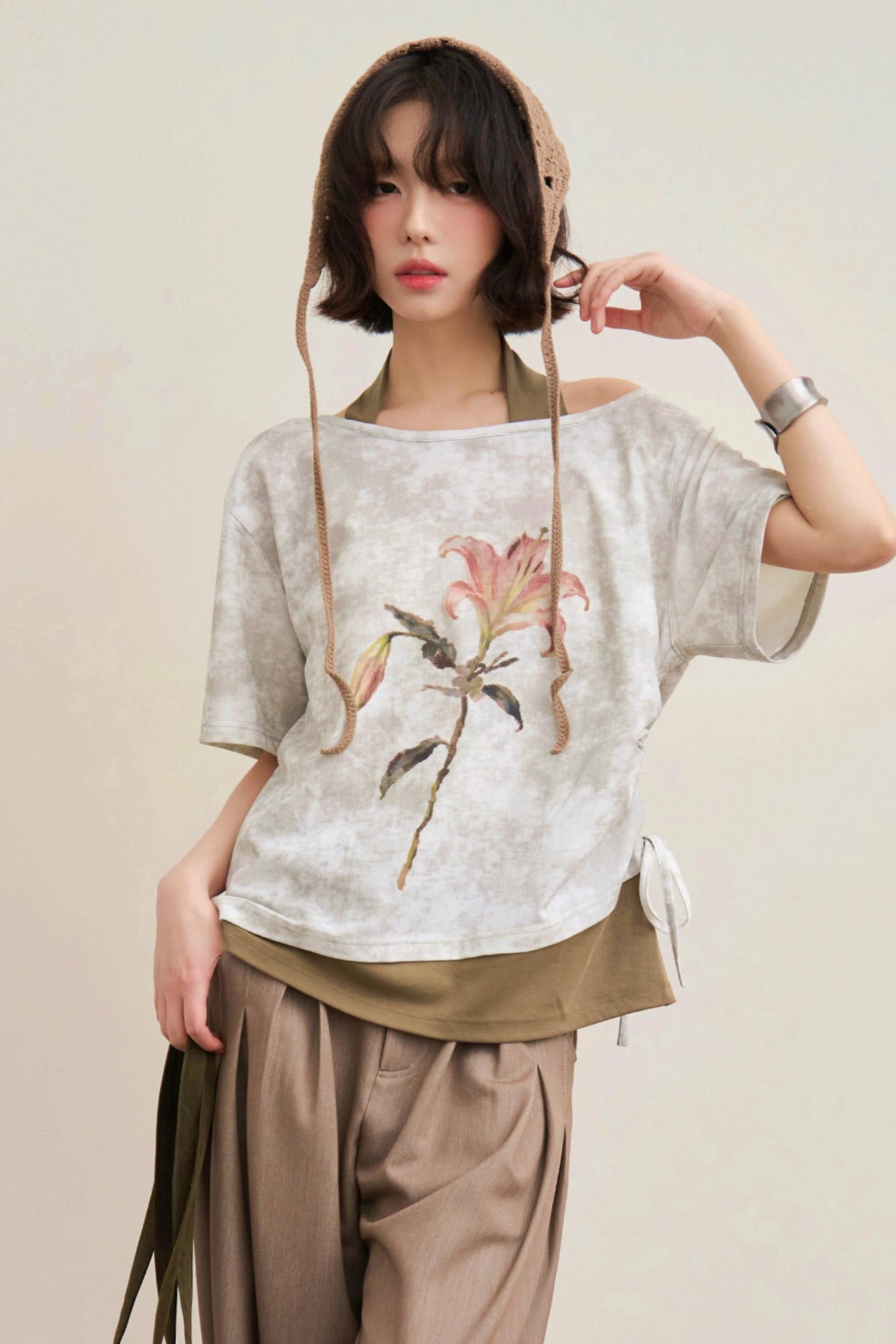 Retro Design Loose Top