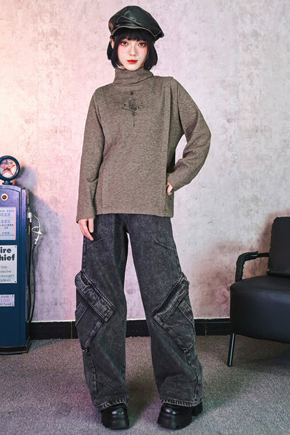 Unbride Chess High Neck Top