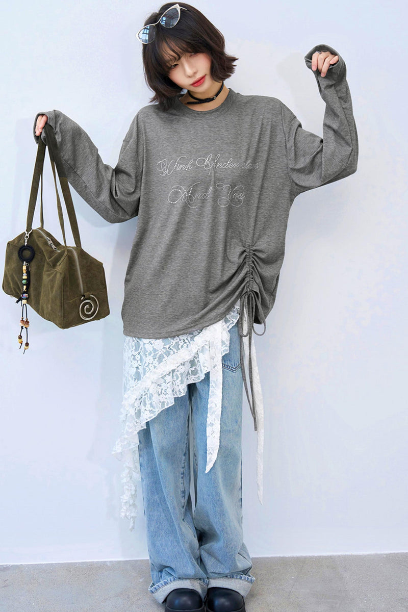 Y2k Loose Top