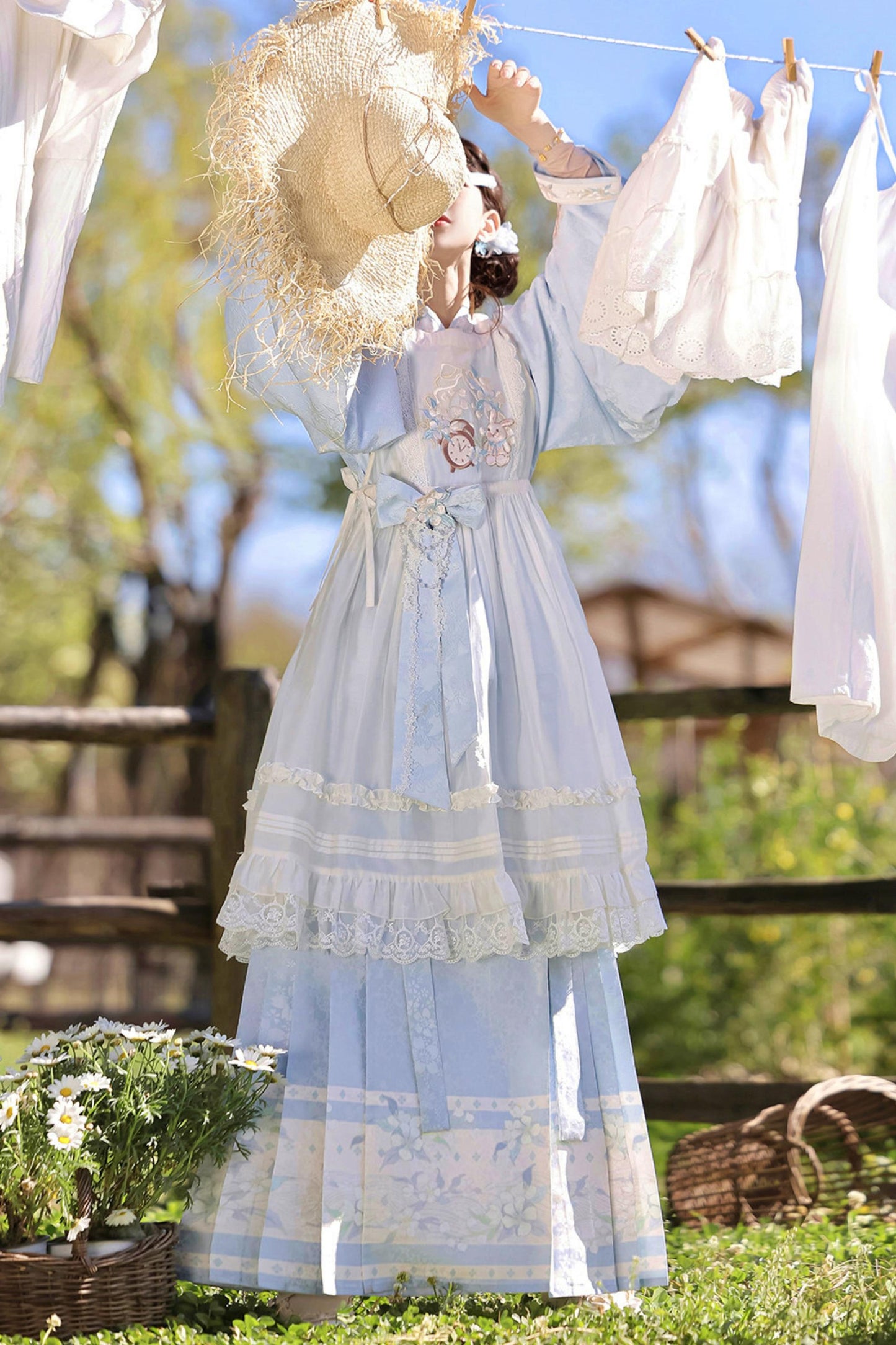 Fantasy Alice Retro Dress Set