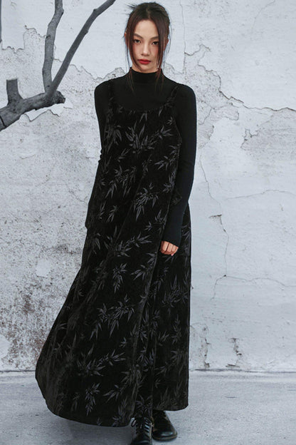 Chenille Dark Pattern Dress
