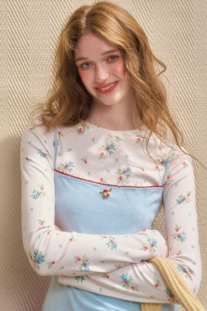Baby A-line Flower Dress + Suspender Dress