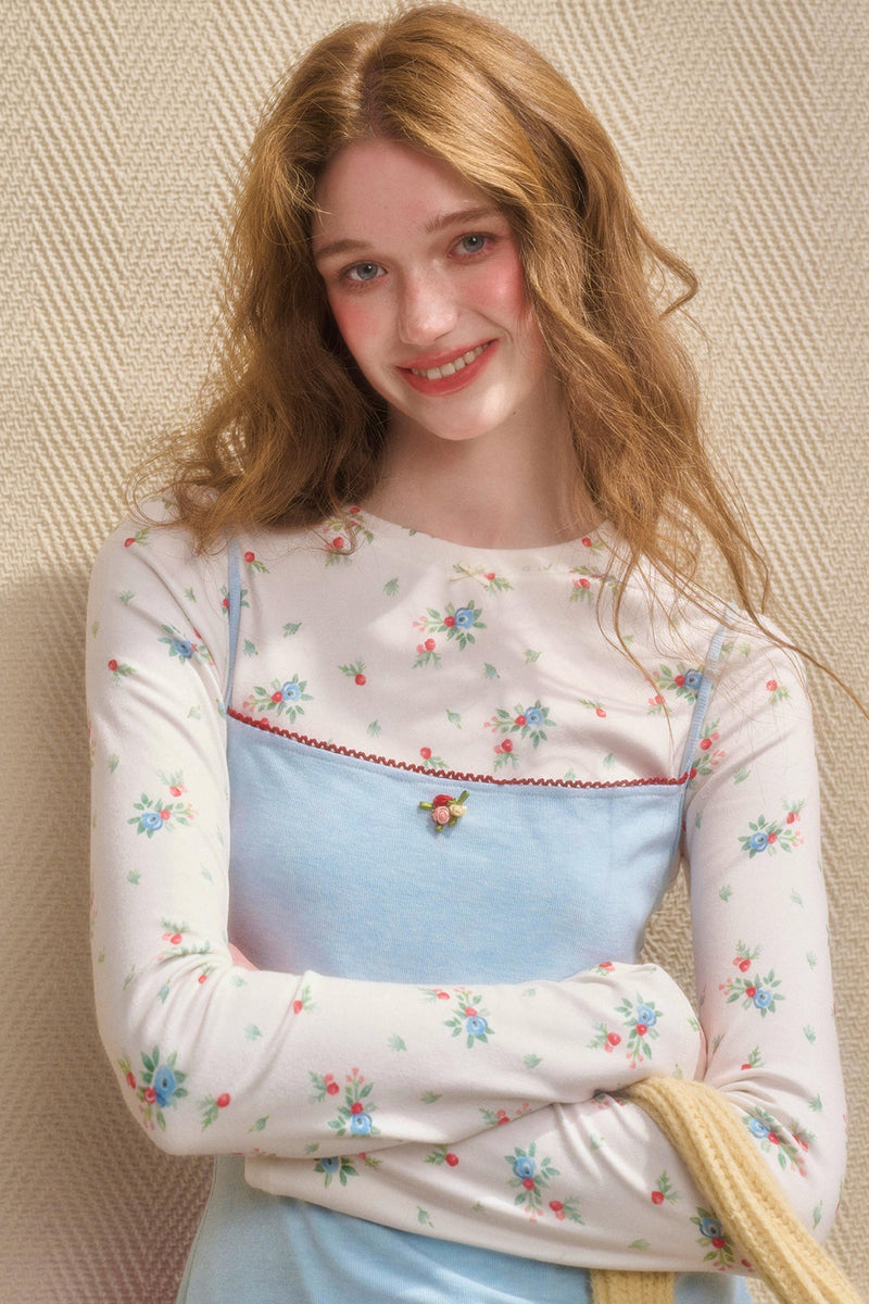 Baby A-line Flower Dress + Suspender Dress